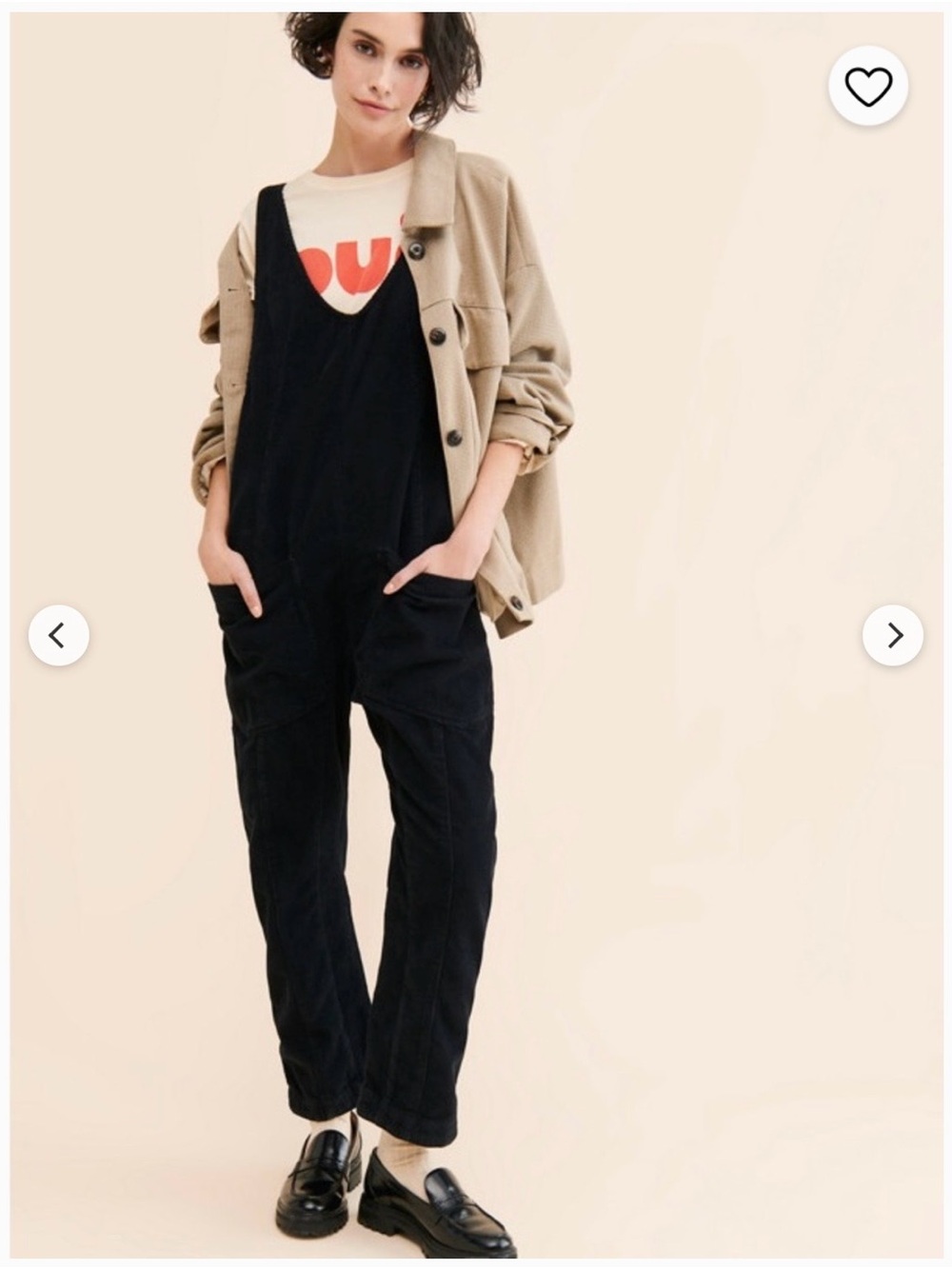 We The Free Black Women's Denim Overalls